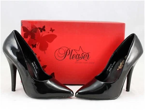 Pleaser Pumps Gr. 35 / US5 Seduce 420 Lackpumps High Heels Pumps schwarz (#3941) - Bild 1 von 8