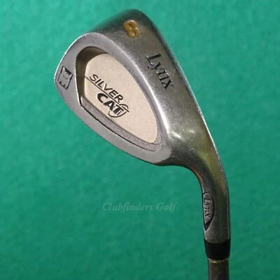 Lynx Silver Cat Titanium Single 8 Iron Factory Dual Flare Graphite Seniors - Image 1 of 3