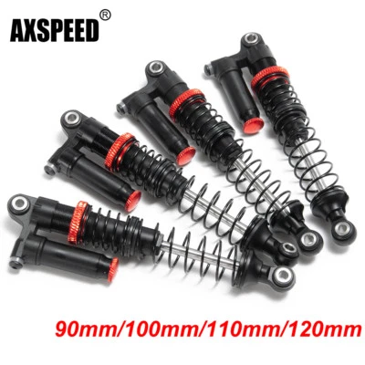 90/100/110/120mm Metall Piggyback Stoßdämpfer für 1/10 RC SCX10 D90 TRX4 Wraith - Bild 1 von 4