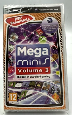 PSP Mega Minis Volume 3  (2011 PSP Essentials), New Sony Factory Sealed - Image 1 of 4