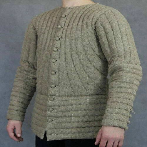 New-Gambeson-thick-padded-coat-Aketon-vest-Jacket-Armor-Awesome-Halloween-Gift t - Image 1 of 1
