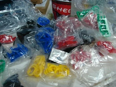  Radio Corporation of America Leaning Letters Numbers knob red blue green yellow - Image 1 of 3