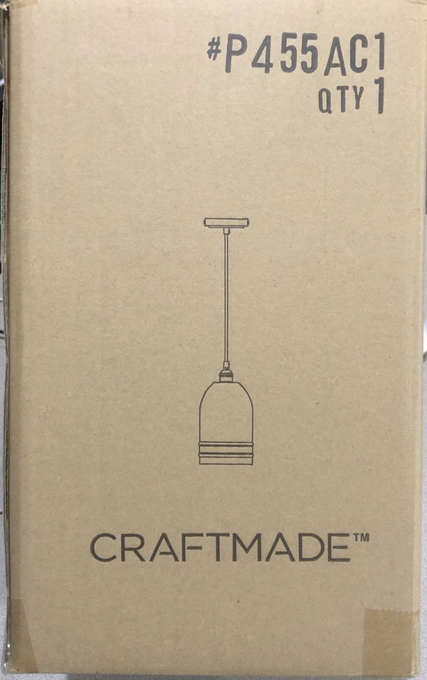 Jeremiah by Craftmade Signature 1 Light Mini Pendant in Antique Copper P455ac1