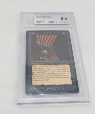 Magic 1993 Arabian Nights Oubliette c2 k dark 1 8.5 nm-mt+ Magic Card beckett  - Image 1 of 4
