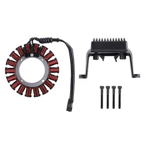 Stator & Regulator Rectifier For Harley Road FLHR FLTR 2006-2008 50AMP 29987-06 - Picture 1 of 12