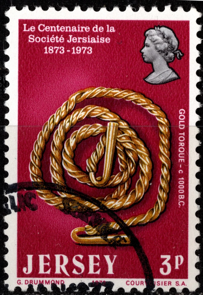 Jersey Stamp Scott # 78 Used F-VF Light Cancel - 3p Jersey Society Centenary - Image 1 of 1