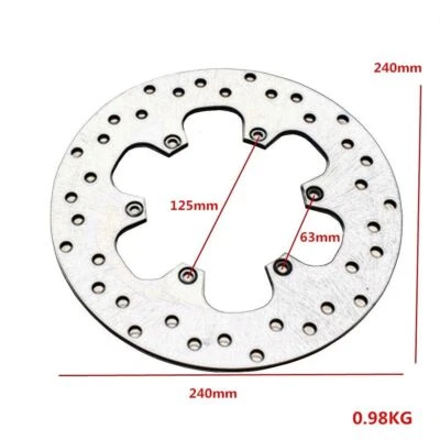 Rotor de disco de freno trasero para BMW F650 CS GS ST G650 Xcountry Xmoto Funduro 1993-09 Foto 1 de 4