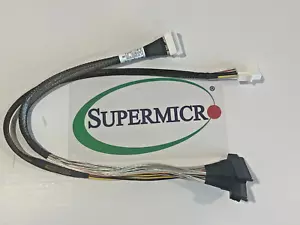 Supermicro CBL-MCIO-1245U2Y-E MCIO x8 to 2x SFF-8639/U.2+Pwr,45cm,G5 - Picture 1 of 1