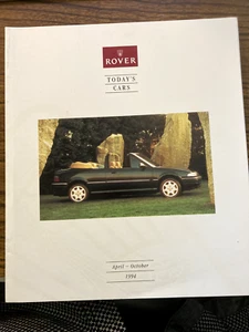 Rover Todays Cars 1994 Sale Brochure - Bild 1 von 2