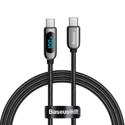 Baseus 66W/100W PD USB C To Type C Cable Fast Charging Wire Cord For Samsung - Image 1 of 4
