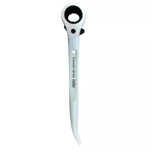 Priory White Ratchet Podger Spanner Reversible 19mm/21mm - Picture 1 of 2