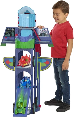 PJ Masks Mobile Headquarters Big Truck Cat boy and Cat Car 3 Feet Tall Kids Toy Cover