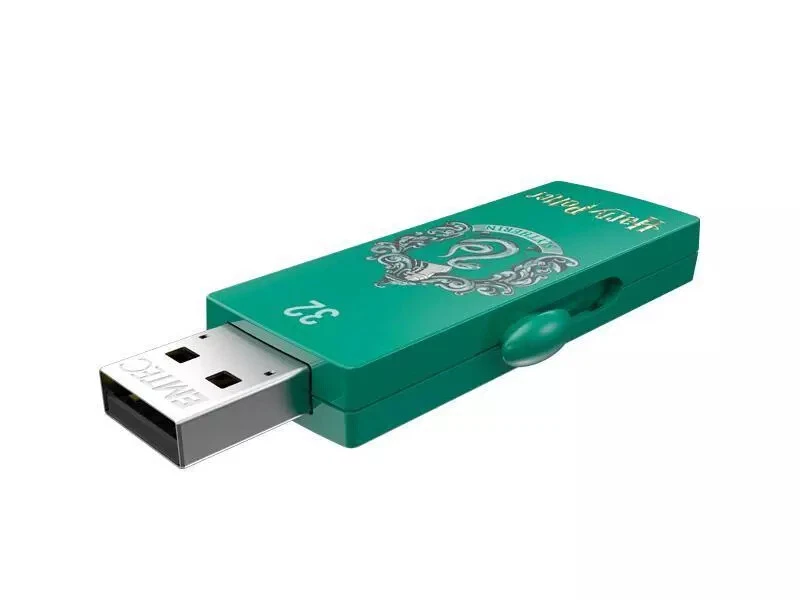 Clé Usb 32GO Emtec M730 Harry Potter Slytherin Vesrt USB 2.0 - Photo 1/1