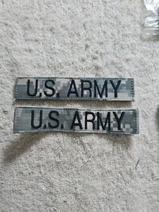 2 USGI US Army Name Tape Tag ACU Hook and Loop Backing Unissued Nametape - Picture 1 of 2
