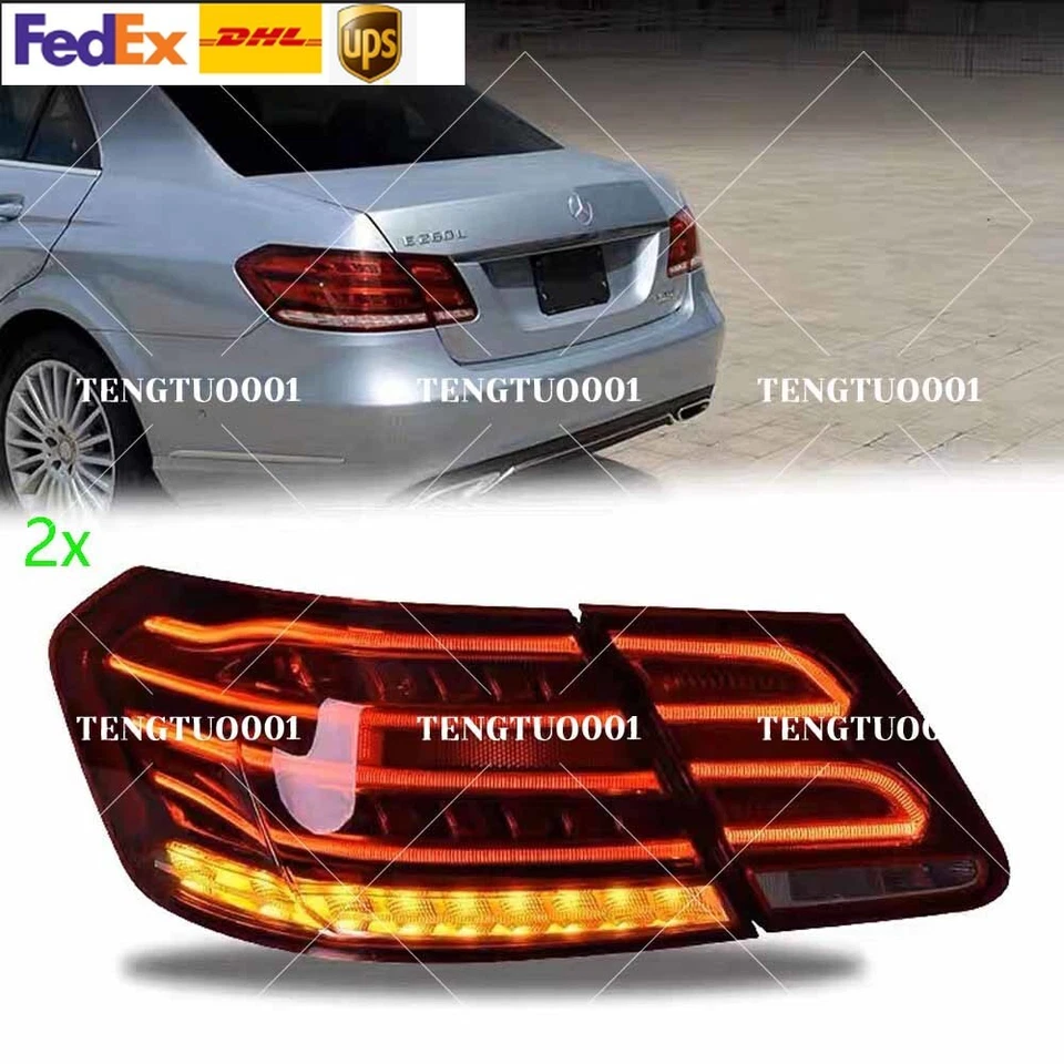 Lámpara de luces traseras W212 Facelift 4 piezas para Mercedes Clase E E300 antigua a nueva Foto 1 de 3