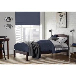 Dorel Living Kids Beds 12"Hx41.75"Wx78.75"D Twin Headboard + Footboard Espresso - Picture 1 of 3