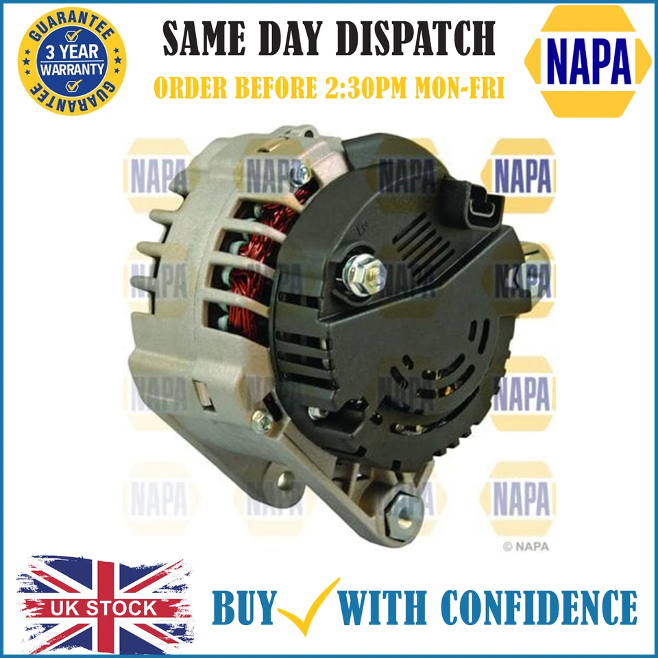 For Vauxhall Vivaro 2.0 2001-2014 Napa Alternator NAL1687 - Image 1 of 1
