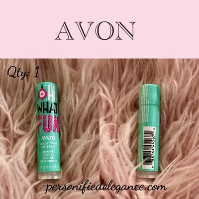NOVO Bálsamo Labial Avon Oh What Fun Sabor Candy Cane Perfumado Tamanho Completo - Imagem 1 de 4