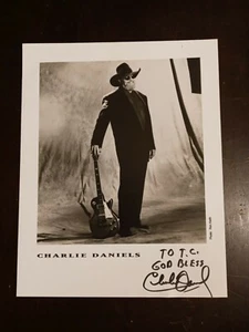 Charlie Daniels Country Star 8"x10" Signed Photo (deceased) - Picture 1 of 3