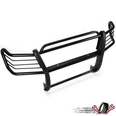 For Toyota Tacoma 1998-2004 Black Steel Grill Brush Guard  & Light Protector - Imagem 1 de 4