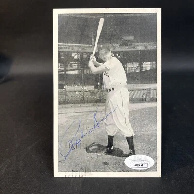1952 Ralph Kiner signed VTG autograph Postcard in PRIME PIRATES JSA Certified! - Image 1 of 4