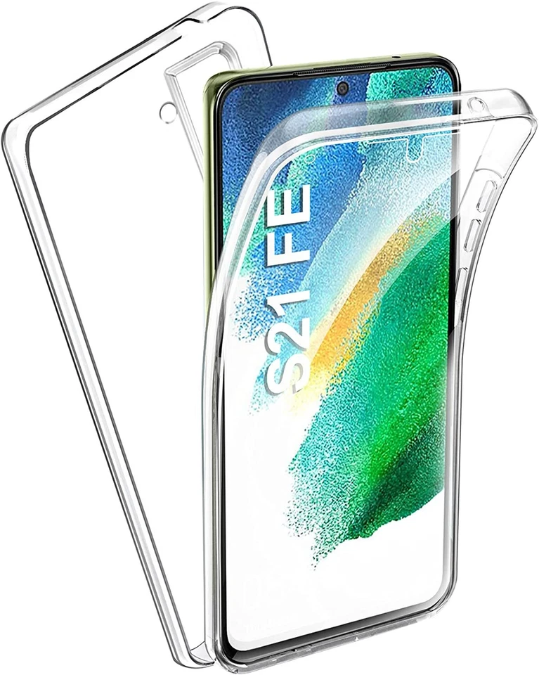 INTEGRAL Pour SAMSUNG Galaxy S21 FE 5G Coque avant GEL+ Arrière RIGIDE INTÉGRAL