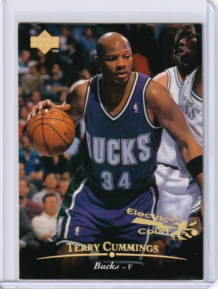 1995-96 Upper Deck Gold Electric Court Terry Cummings #245 - Image 1 of 2