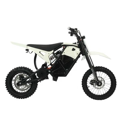 Spacewalk 1500w 48v 21ah electric dirt bike White/Black/Orange - Image 1 of 4