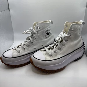 Converse Run Star Hike Hi 166800C Sneaker Shoes White Unisex Size M5.5 W7 - Picture 1 of 16