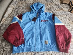 Mitchell & Ness Philadelphia Phillies Women's Hoodie Jacket Size Medium - Picture 1 of 3