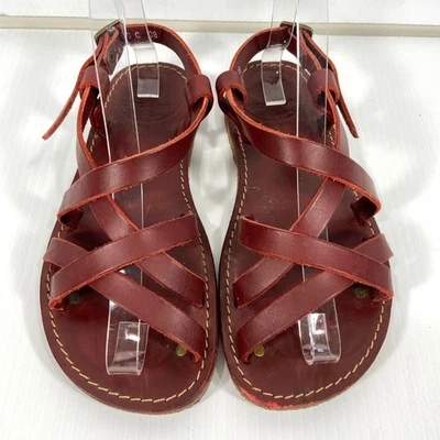 Duckfeet Bornholm Leather Sandals in Granate Dark Red Womens EU 38 US 7.5 8 - Image 1 of 4