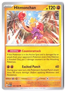 Hitmonchan 107/165 SV: Scarlet & Violet 151 NM - Picture 1 of 2