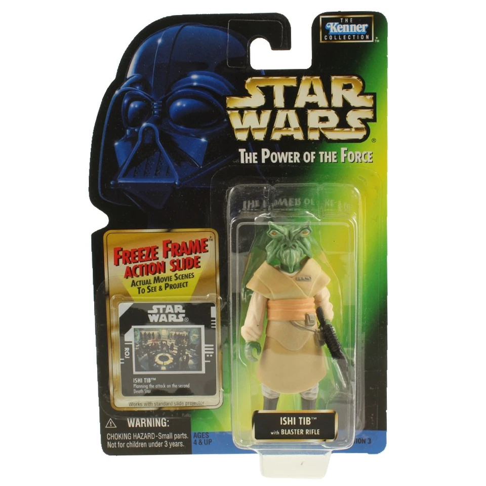 Figura de acción Star Wars Power of the Force POTF Freeze Frame Ishi Tib Foto 1 de 1