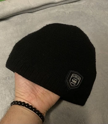 Sombrero recto negro con logotipo de metal crudo Hype G-Star talla única Foto 1 de 4