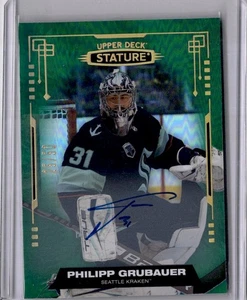 Philipp Grubauer Stature Auto /50 2021-22 Upper Deck Stature - Picture 1 of 2