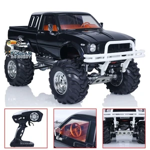 1/10 Scale HG P407 4WD RC Rock Crawler Pickup Model RTR Off Road Car Black Ver - Picture 1 of 12