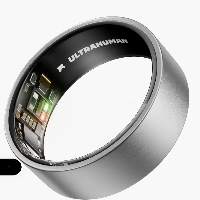 ***BRAND NEW*** Ultrahuman Air RAW TITANIUM SMART RING - SIZE 08 - SEALED - Image 1 of 4