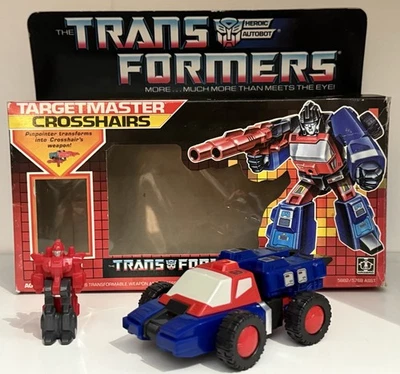 G1 Transformers Targetmaster CROSSHAIRS Complete with Box - Image 1 of 4