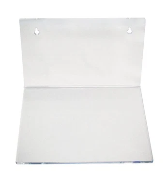 Deluxe Clear Acrylic 9.5" x 9.5" Floating Shelf Wall Mount (A042) - Image 1 of 3