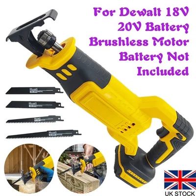 Cordless Reciprocating Saw 3000 SPM Brushless Saw for Dewalt 18V 20V Battery New - Image 1 of 4