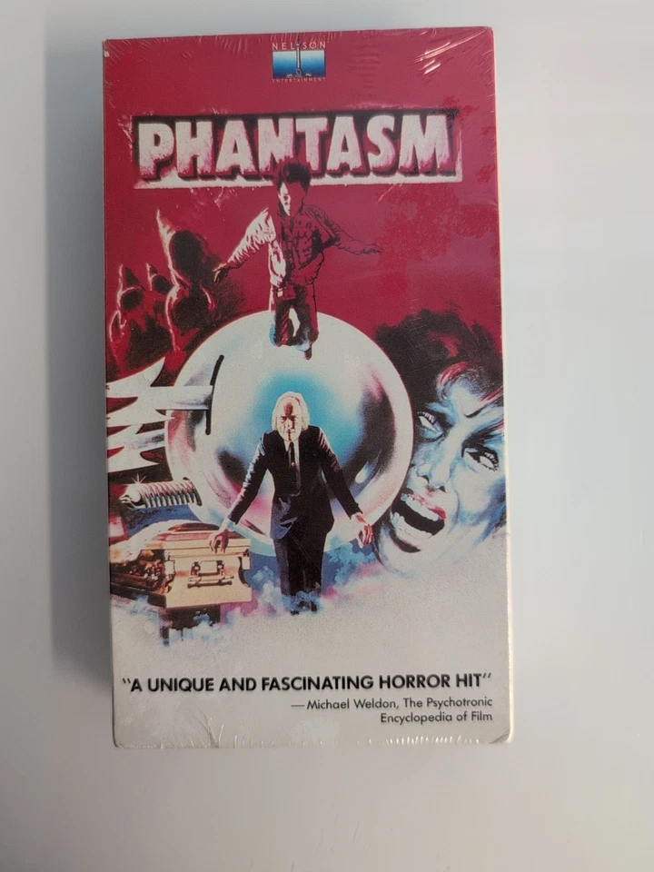 PHANTASM (1979) VHS - NEW - NELSON ENTERTAINMENT - WATERMARKS-SEALED - Image 1 of 4