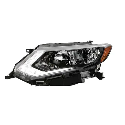 Halogen Headlamp For Nissan Rogue 2017-2020 Headlight Headlamp W/LED DRL Left LH - Image 1 of 4