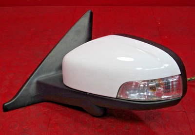 Левое зеркало заднего вида с электроприводом со стороны водителя для Volvo V50 S40 2007-2011 годов выпуска белое 0265 - Изображение 1 из 4