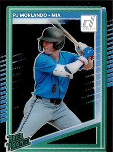 2025 Donruss #168 PJ Morlando Clearly Rated Prospects - Picture 1 of 2
