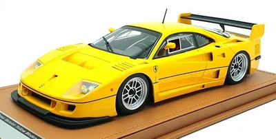 Tecnomodel 1/18 Scale TM18-286H - 1996 Ferrari F40 24h LM Yellow w/ Enkei Silver - Image 1 of 4