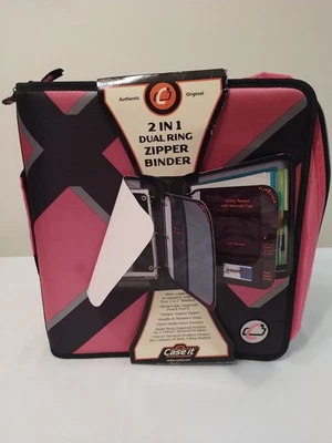 Carpeta Case It School rosa sin correa de transporte Foto 1 de 4