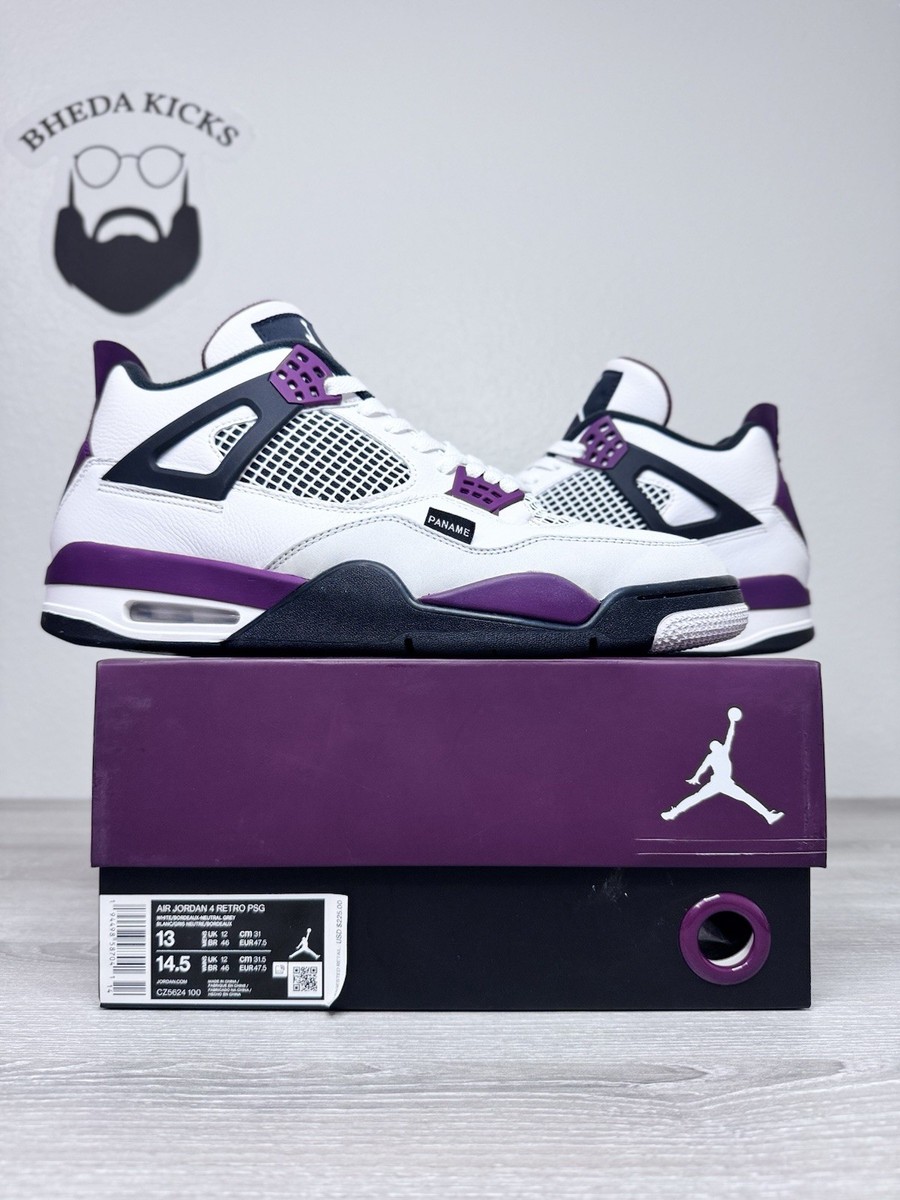 スニーカー Nike Air Jordan 4 Retro PSG Paris Saint-Germain AW 20 2020 Air Jordan 4 PSG - YouTube