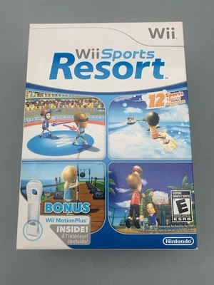 Wii Sports Resort for Nintendo Wii Big Box Sealed Game NIB Sealed Box Brand New - Image 1 of 4