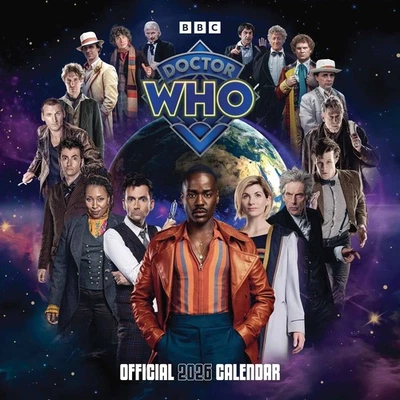 Doctor Who Classic Calendar 2026 - Entertainment - Month To View - Image 1 of 3