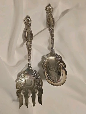 Juego de servir ensalada International Simpson Hall & Miller Sterling Frontenac 184 gr Foto 1 de 4